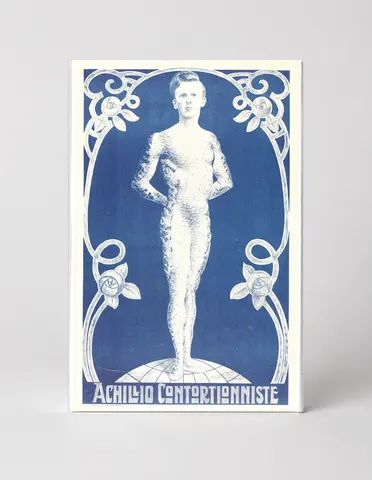 Achillio Contortionniste Vintage Circus Poster - Art Nouveau Wall Art