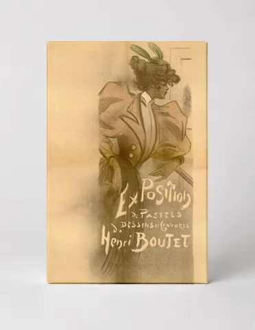 Exposition de Pastels Henri Boutet 1900 - Belle Époque Vintage Poster Wall Art
