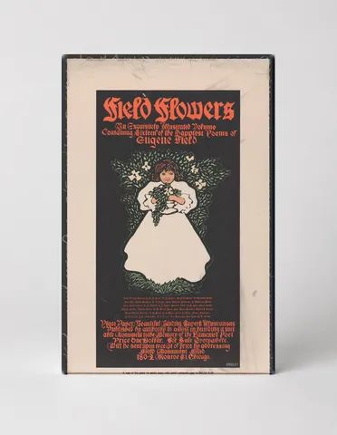 Field Flowers 1896 - Victorian Poetry Book Vintage Poster Wall Art