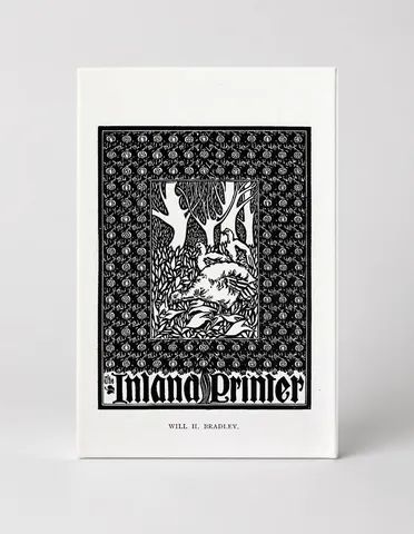 The Inland Printer 1894 - Art Nouveau Vintage Poster Canvas Wall Art