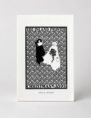 The Inland Printer Christmas 1895 - Art Nouveau Vintage Poster Wall Art