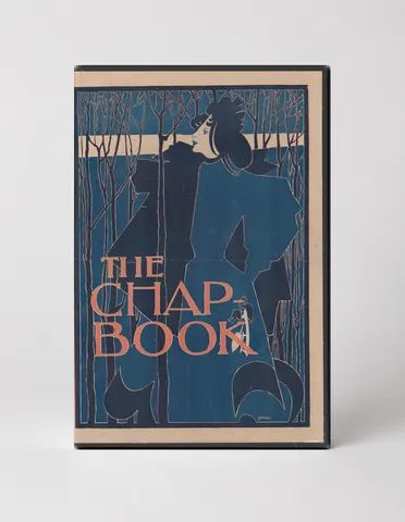 The Chap Book 1890s - Art Nouveau Vintage Literary Poster Wall Art