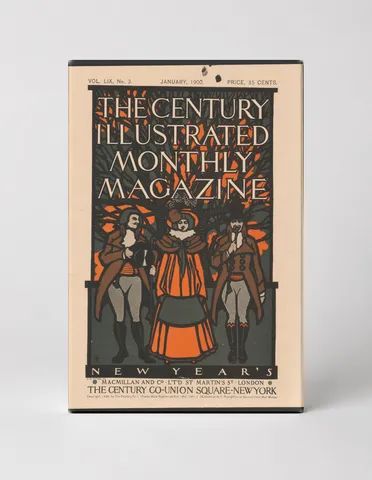 The Century Illustrated Monthly Magazine January 1900 - Vintage Lithograph Poster Wall Art