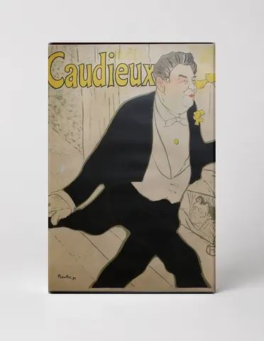 Caudieux 1893 - Belle Époque French Cabaret Vintage Poster Wall Art