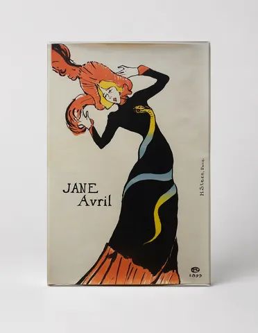 Jane Avril 1899 - Belle Époque Vintage Poster Canvas Wall Art