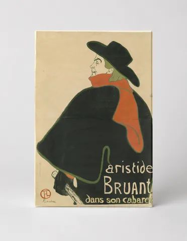 Aristide Bruant dans son Cabaret 1893 - Belle Époque Vintage Poster Wall Art