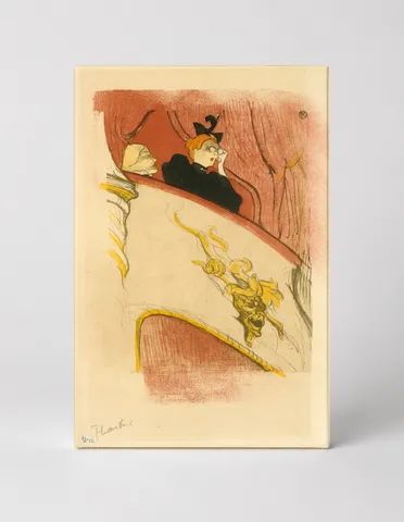 The Box at the Theatre 1896 - Belle Époque Vintage Poster Wall Art