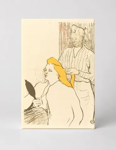 La Coiffure 1890s - Belle Epoque Hairdressing Vintage Poster Wall Art