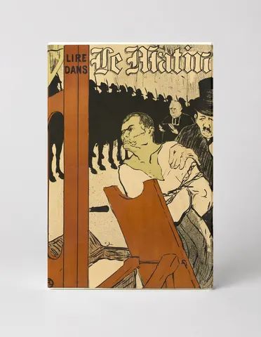 Lire Dans Le Matin 1890s - Belle Epoque Vintage Poster Canvas Wall Art