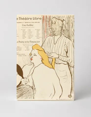 Le Théâtre Libre 1893 - Belle Époque French Theatre Vintage Poster Wall Art