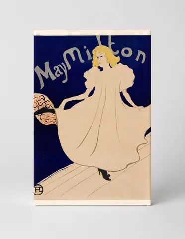 May Milton 1895 - Belle Époque Vintage Poster Canvas Wall Art