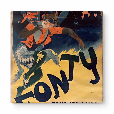 Fonty Concert Européen 1890s - Belle Époque Vintage Poster Wall Art
