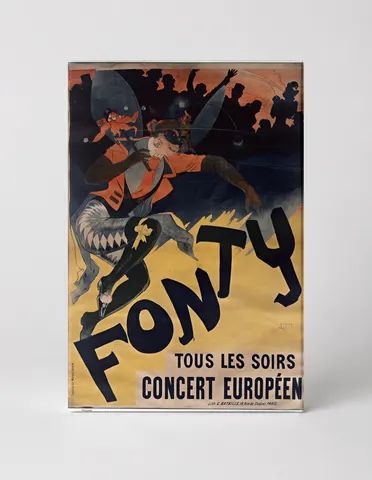 Fonty Concert Européen 1890s - Belle Époque Vintage Poster Wall Art