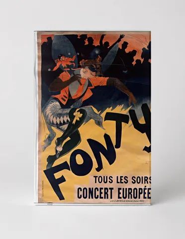 Fonty Concert Européen 1890s - Belle Époque Vintage Poster Wall Art