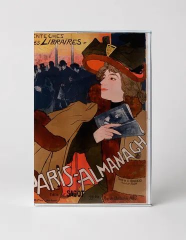 Paris Almanach 1900 - Belle Époque Vintage French Poster Wall Art