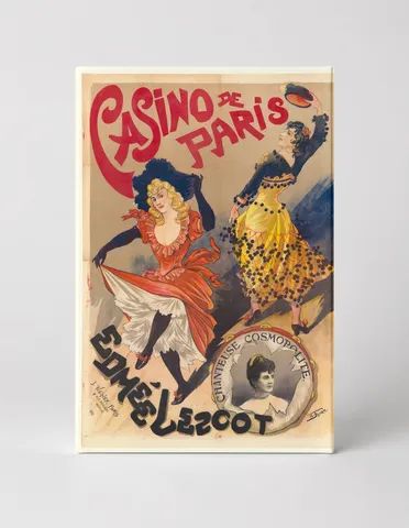 Casino de Paris Edmée Lescot 1890s - Belle Époque Vintage Poster Wall Art