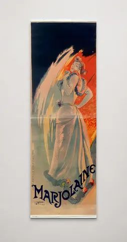 Marjolaine Vintage Belle Époque French Theatre Poster Canvas Wall Art