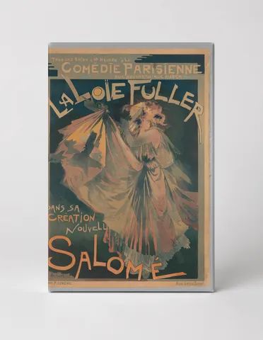 La Loie Fuller Salomé Comédie Parisienne - Art Nouveau Vintage Poster Wall Art