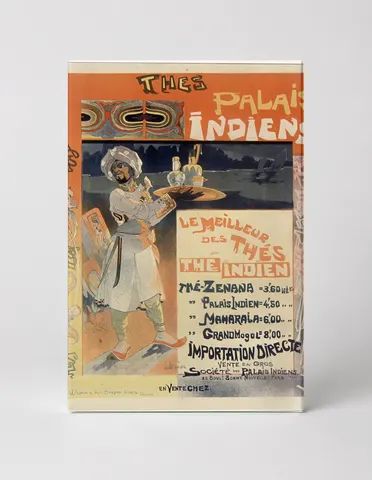 Thés Palais Indiens 1890s - Belle Époque Vintage Tea Advertising Poster Wall Art
