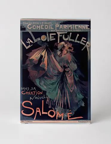 La Loie Fuller Salomé Comédie Parisienne - Art Nouveau Vintage Poster Wall Art