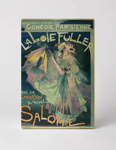 La Loie Fuller Salomé 1895 - Belle Époque Vintage Poster Wall Art