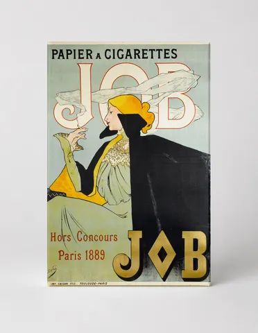 Papier à Cigarettes JOB 1889 - Belle Époque Vintage Poster Wall Art