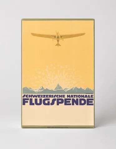Schweizerische Nationale Flugspende 1913 - Vintage Aviation Poster Wall Art