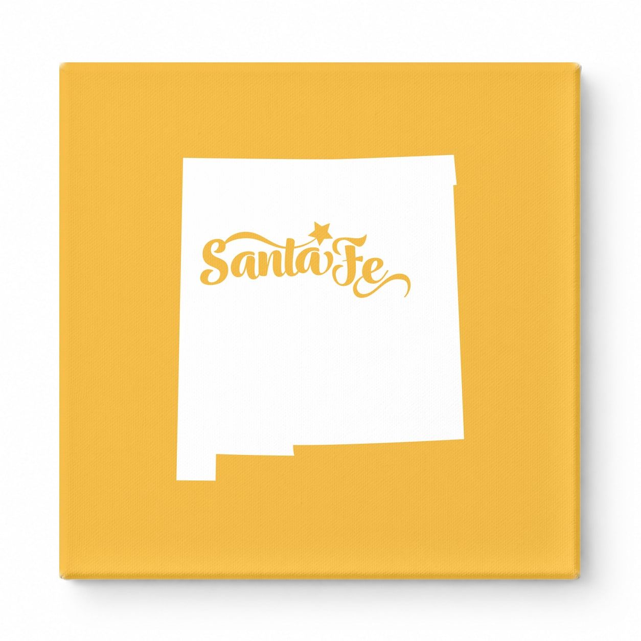Home Sweet Santa Fe — New Mexico State Silhouette
