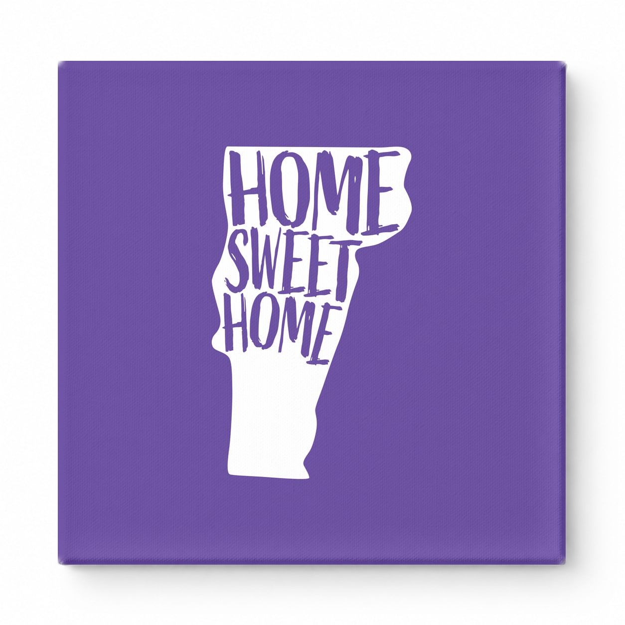 HOME SWEET HOME — Vermont State Silhouette