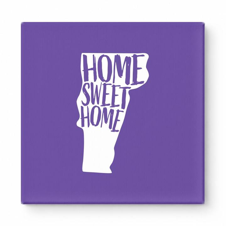 HOME SWEET HOME — Vermont State Silhouette