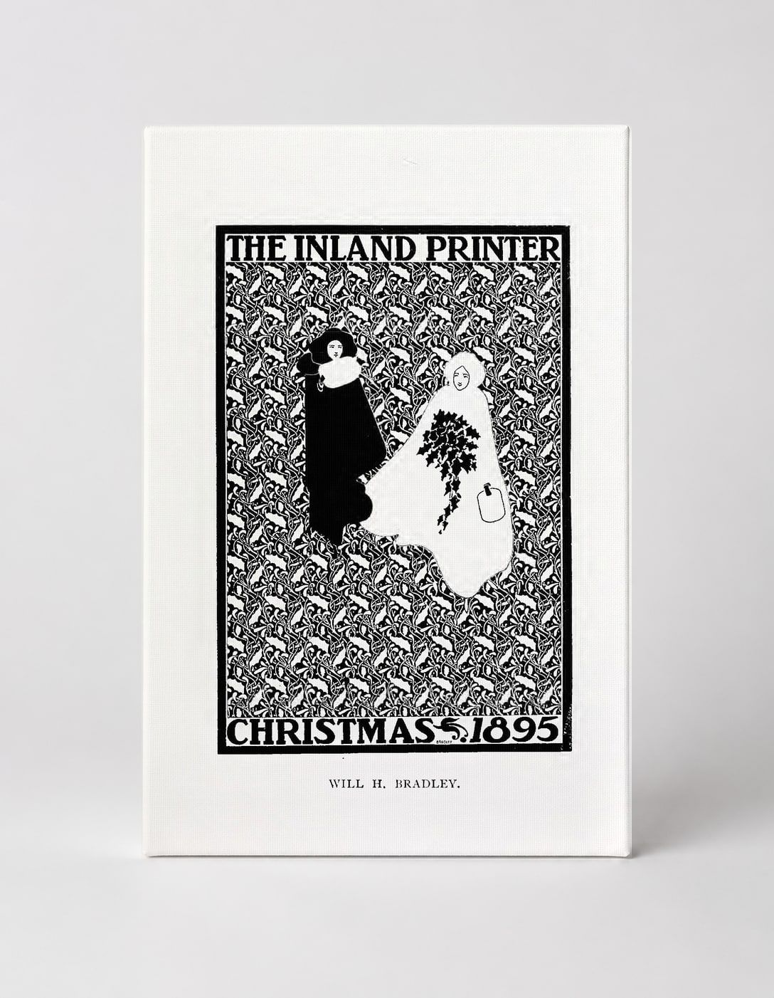 The Inland Printer Christmas 1895 - Art Nouveau Vintage Poster Wall Art