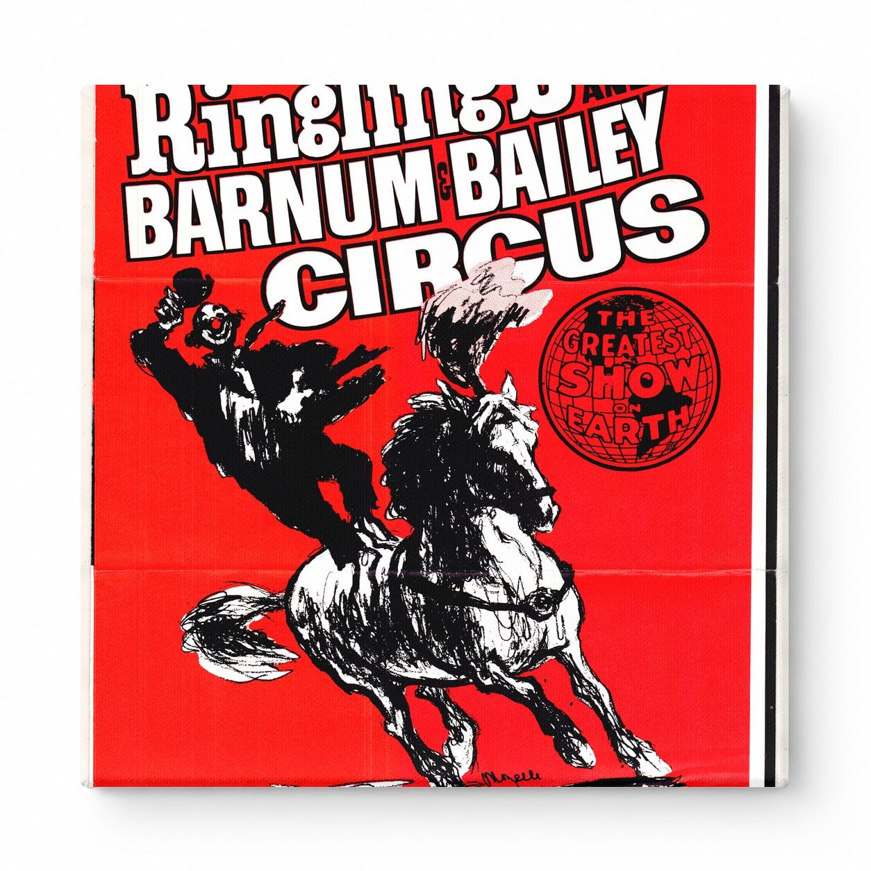 Ringling Bros Barnum & Bailey Circus - Vintage Poster Wall Art