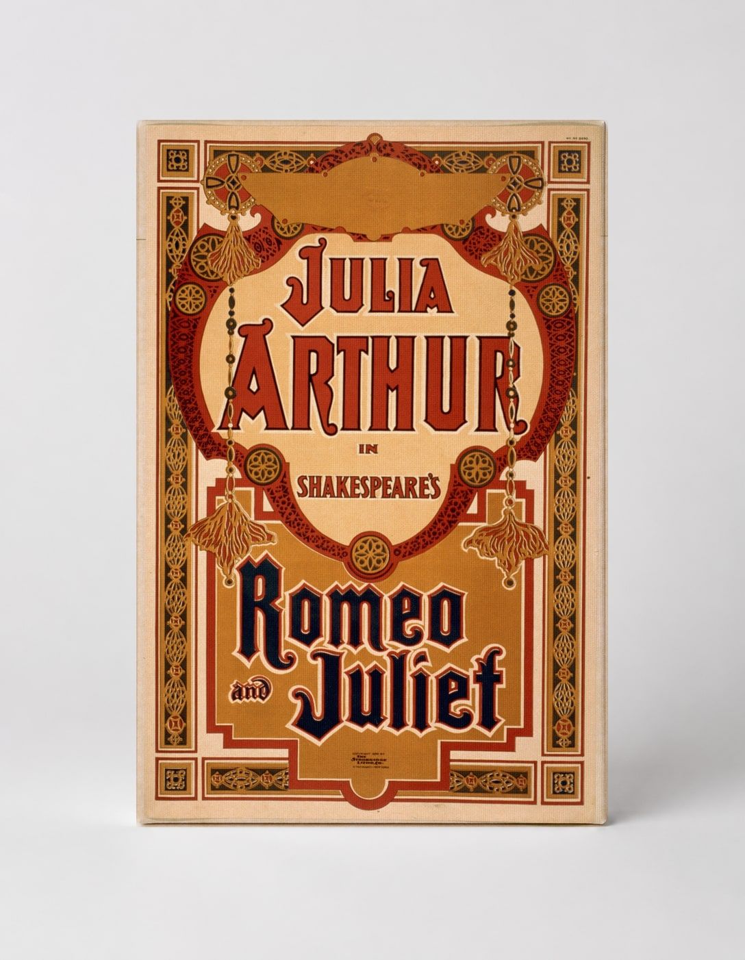 Julia Arthur in Romeo and Juliet 1890s - Victorian Theatre Vintage Poster Wall Art