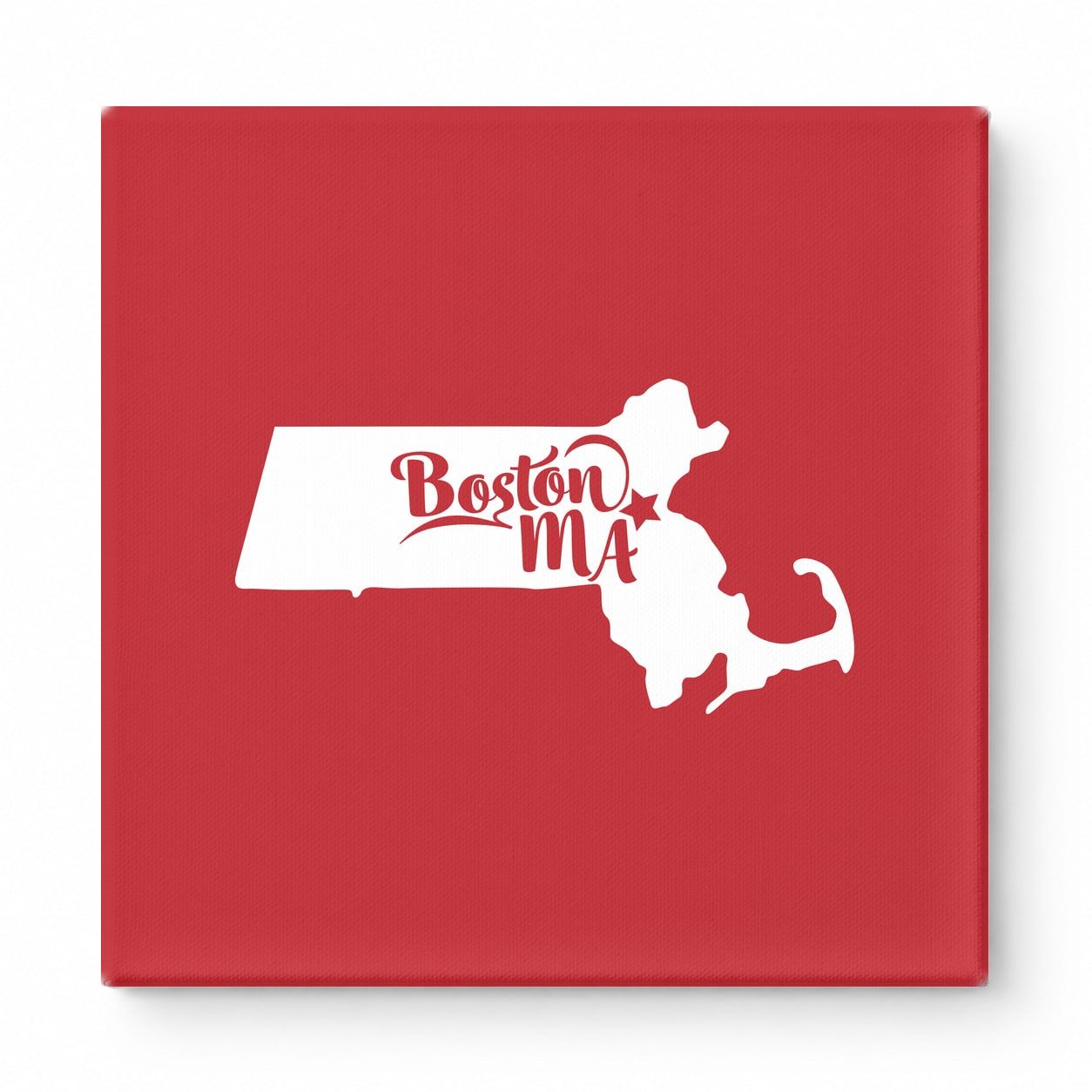 Home Sweet Boston — Massachusetts State Silhouette