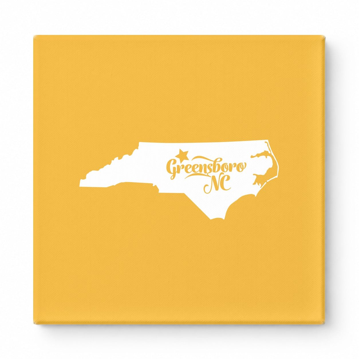 Home Sweet Greensboro — North Carolina State Silhouette