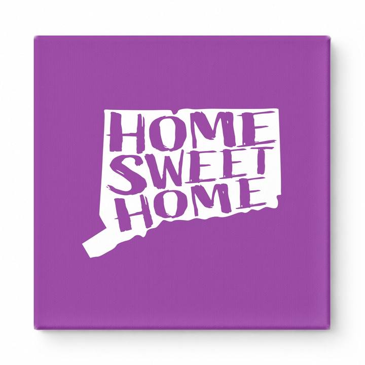 HOME SWEET HOME — Connecticut State Silhouette