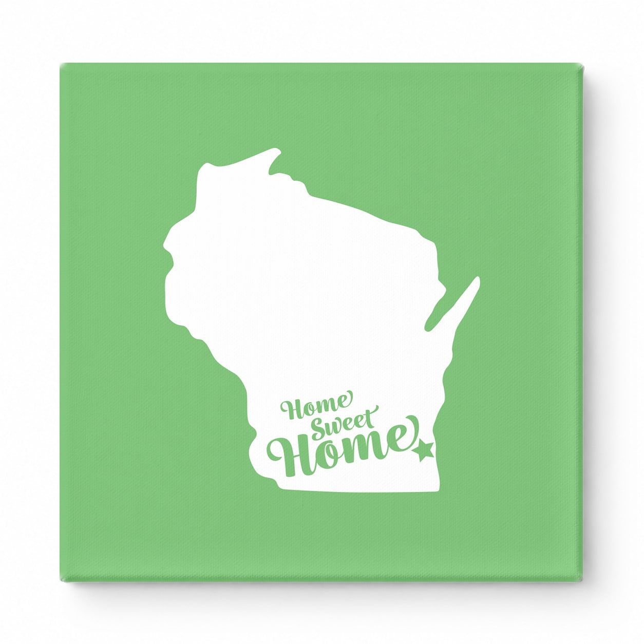 Home Sweet Milwaukee — Wisconsin State Silhouette