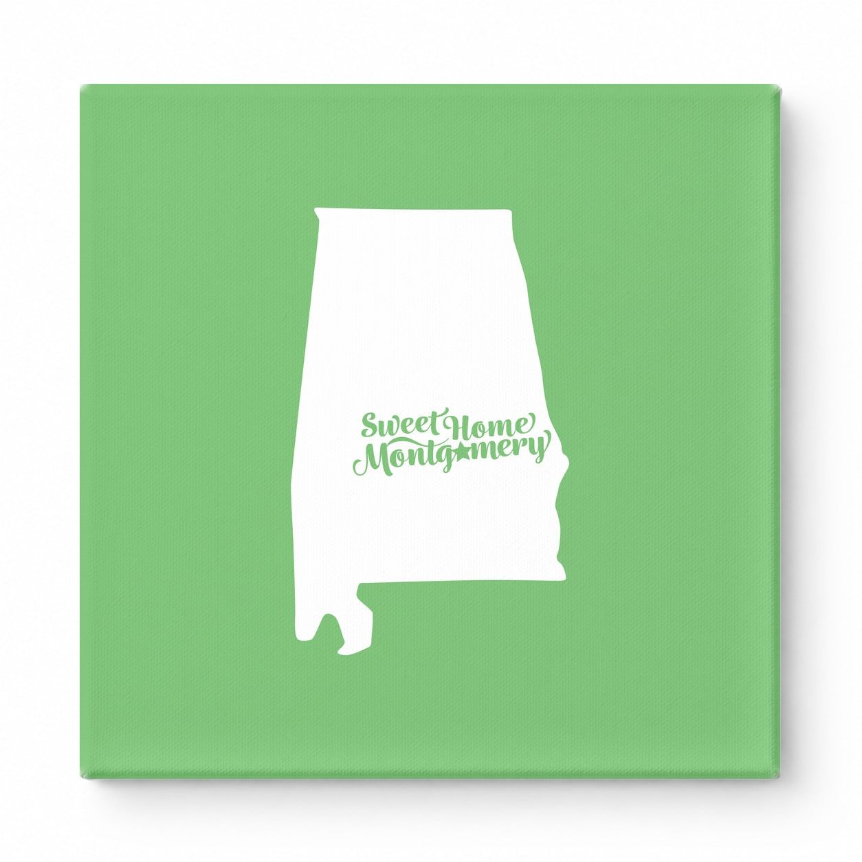Home Sweet Montgomery — Alabama State Silhouette