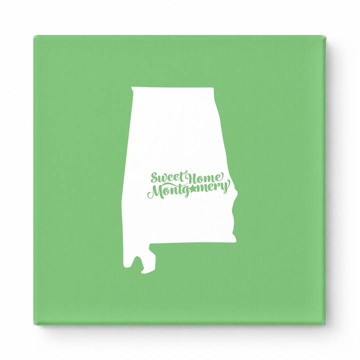 Home Sweet Montgomery — Alabama State Silhouette