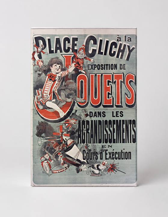 Place Clichy Jouets 1890s - French Toy Exposition Vintage Poster Wall Art