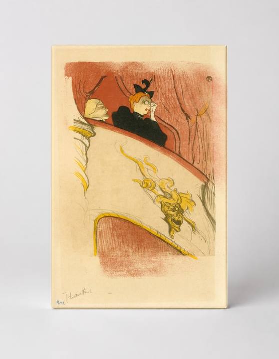 The Box at the Theatre 1896 - Belle Époque Vintage Poster Wall Art