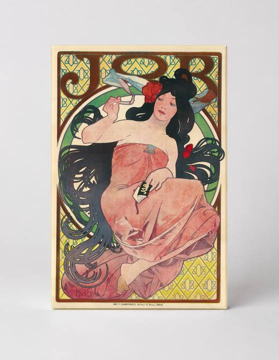 JOB Cigarette Papers 1896 - Art Nouveau Vintage Poster Wall Art