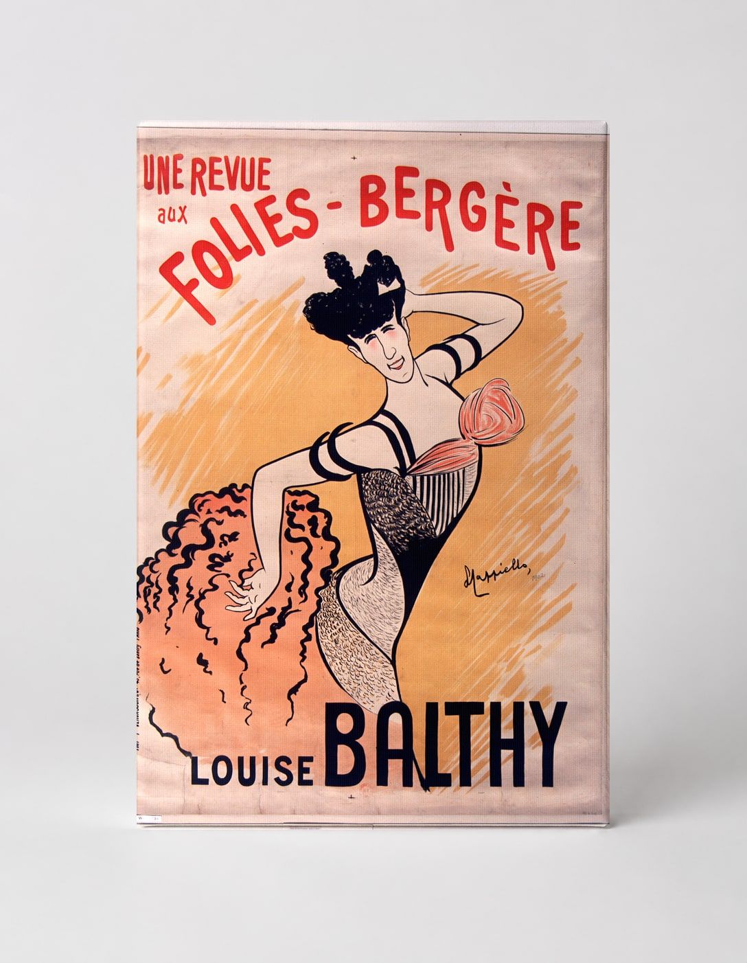 Louise Balthy Folies-Bergère 1896 - Belle Époque Vintage Poster Wall Art
