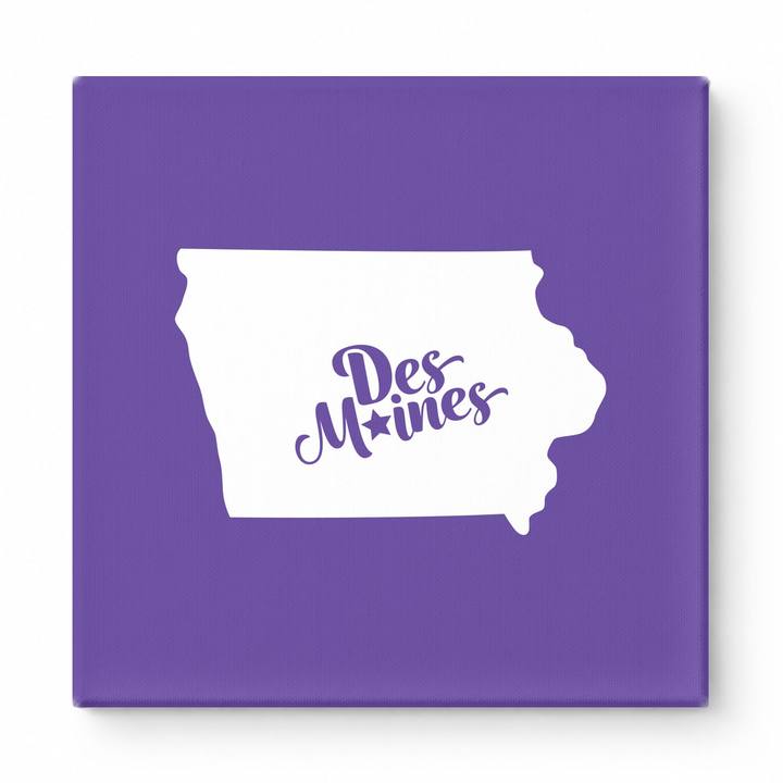 Home Sweet Des Moines — Iowa State Silhouette