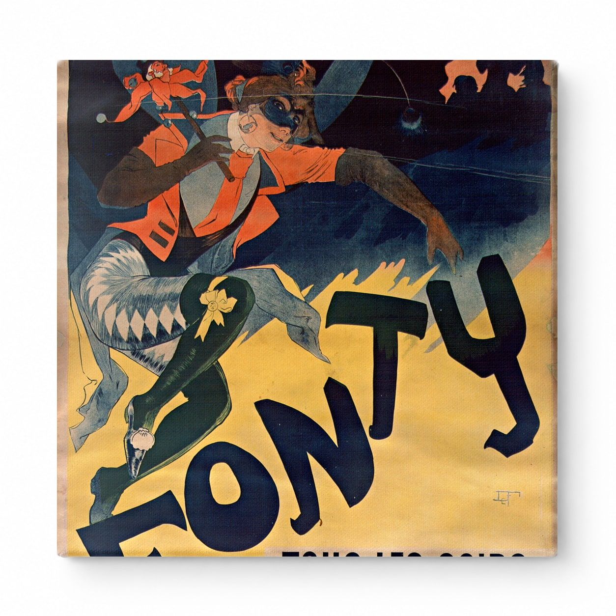 Fonty Concert Européen 1890s - Belle Époque Vintage Poster Wall Art