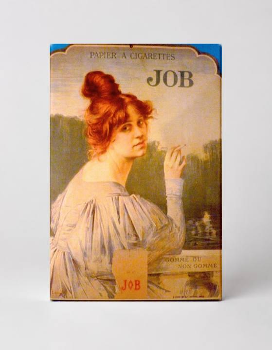 Job Cigarette Papers 1890s - Belle Époque Vintage Poster Canvas Wall Art