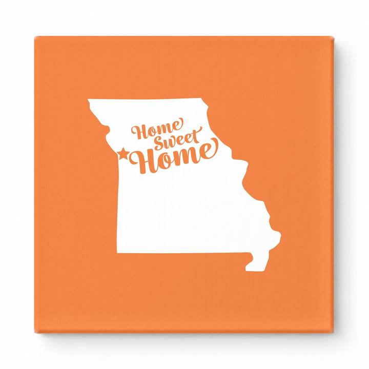 Home Sweet Kansas City — Missouri State Silhouette