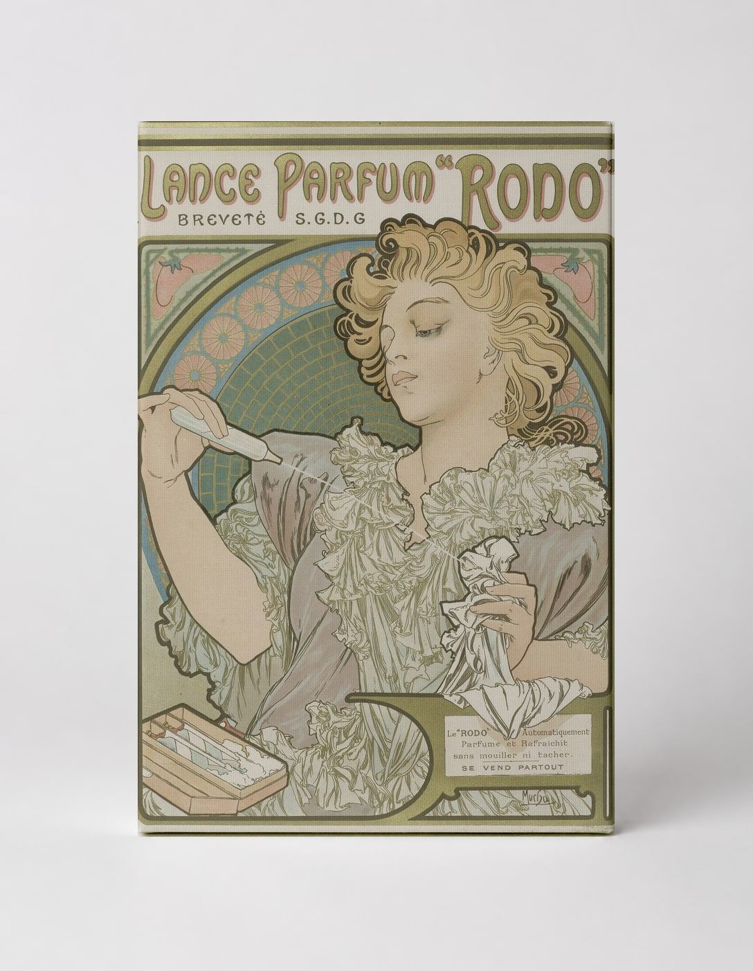 Lance Parfum Rodo 1896 - Art Nouveau Vintage Poster Canvas Wall Art