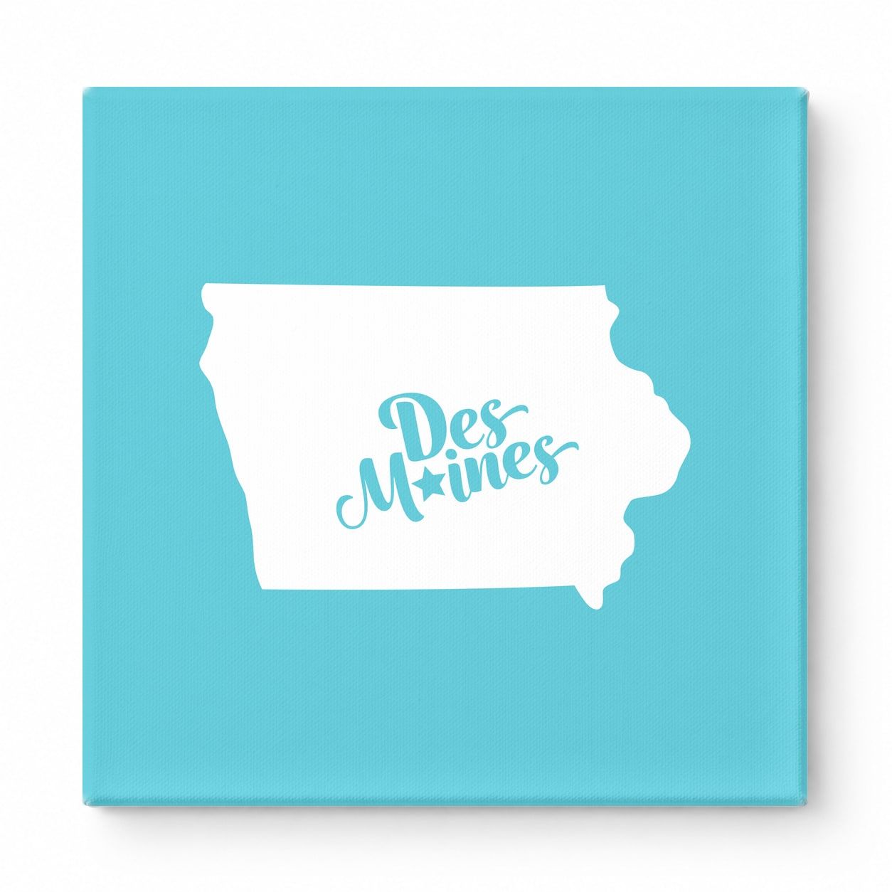 Home Sweet Des Moines — Iowa State Silhouette