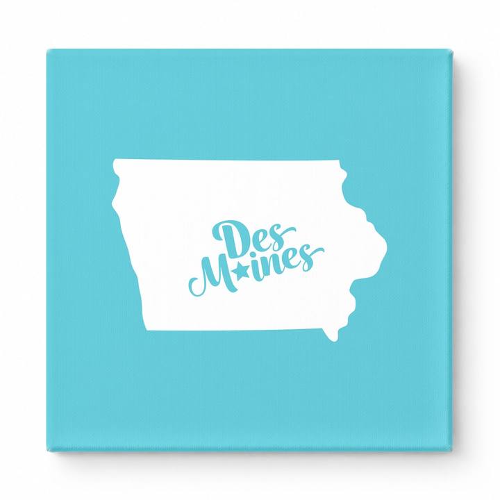 Home Sweet Des Moines — Iowa State Silhouette